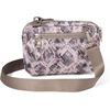 image:imageBaggallini Double Zip Convertible CrossbodyBoa Print