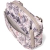 image:imageBaggallini Double Zip Convertible CrossbodyBoa Print