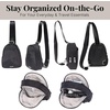 image:imageBaggallini Double Zip Mini SlingBlack