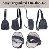 image:imageBaggallini Double Zip Mini SlingFrench Navy