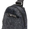 image:imageBaggallini Double Zip Mini SlingMidnight Blossom