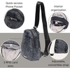 image:imageBaggallini Double Zip Mini SlingMidnight Blossom