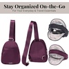 image:imageBaggallini Double Zip Mini SlingMulberry