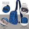 image:imageBaggallini Double Zip Mini SlingNavy Petal