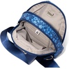 image:imageBaggallini Double Zip Mini SlingNavy Petal