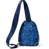 image:imageBaggallini Double Zip Mini SlingNavy Petal