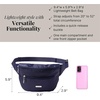 image:imageBaggallini Essential Belt Bag  19x6 Crossbody Fanny Pack Waist Pack wRFID amp Adjustable StrapCADET NAVY