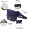 image:imageBaggallini Essential Belt Bag  19x6 Crossbody Fanny Pack Waist Pack wRFID amp Adjustable StrapCADET NAVY