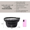 image:imageBaggallini Essential Belt Bag  19x6 Crossbody Fanny Pack Waist Pack wRFID amp Adjustable StrapMIDNIGHT GARDEN