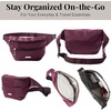 image:imageBaggallini Essential Belt Bag  19x6 Crossbody Fanny Pack Waist Pack wRFID amp Adjustable StrapMULBERRY