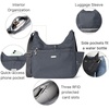 image:imageBaggallini Essential Hobo CrossbodyCharcoal Gray