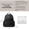 image:imageBaggallini Essential Laptop Backpack  16x12 Inch Travel Backpack with 16 Laptop Sleeve  Lightweight Luggage BackpackBlack