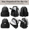 image:imageBaggallini Essential Laptop Backpack  16x12 Inch Travel Backpack with 16 Laptop Sleeve  Lightweight Luggage BackpackBlack