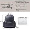 image:imageBaggallini Essential Laptop Backpack  16x12 Inch Travel Backpack with 16 Laptop Sleeve  Lightweight Luggage BackpackCharcoal