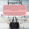 image:imageBaggallini Essential Laptop Tote  Work Tote Bag with Laptop Sleeve  Lightweight Travel Crossbody Shoulder Bag for WomenBlack