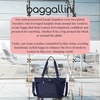 image:imageBaggallini Essential Laptop Tote  Work Tote Bag with Laptop Sleeve  Lightweight Travel Crossbody Shoulder Bag for WomenCadet Navy
