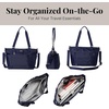 image:imageBaggallini Essential Laptop Tote  Work Tote Bag with Laptop Sleeve  Lightweight Travel Crossbody Shoulder Bag for WomenCadet Navy