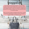image:imageBaggallini Essential Laptop Tote  Work Tote Bag with Laptop Sleeve  Lightweight Travel Crossbody Shoulder Bag for WomenCharcoal Gray
