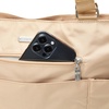 image:imageBaggallini Essential Laptop Tote  Work Tote Bag with Laptop Sleeve  Lightweight Travel Crossbody Shoulder Bag for WomenLight Khaki