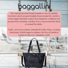 image:imageBaggallini Essential Laptop Tote  Work Tote Bag with Laptop Sleeve  Lightweight Travel Crossbody Shoulder Bag for WomenMidnight Garden