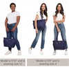 image:imageBaggallini Essential Laptop Tote  Work Tote Bag with Laptop Sleeve  Lightweight Travel Crossbody Shoulder Bag for WomenMidnight Garden