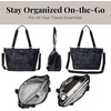 image:imageBaggallini Essential Laptop Tote  Work Tote Bag with Laptop Sleeve  Lightweight Travel Crossbody Shoulder Bag for WomenMidnight Garden