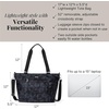 image:imageBaggallini Essential Laptop Tote  Work Tote Bag with Laptop Sleeve  Lightweight Travel Crossbody Shoulder Bag for WomenMidnight Garden
