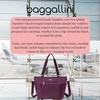 image:imageBaggallini Essential Laptop Tote  Work Tote Bag with Laptop Sleeve  Lightweight Travel Crossbody Shoulder Bag for WomenMulberry