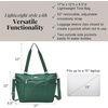 image:imageBaggallini Essential Laptop Tote  Work Tote Bag with Laptop Sleeve  Lightweight Travel Crossbody Shoulder Bag for WomenPine
