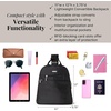 image:imageBaggallini Essential Mini Backpack Purse for Women  Builtin RFID Card Holder  Convertible Sling Bag with Adjustable Shoulder StrapBlack