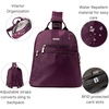 image:imageBaggallini Essential Mini Backpack Purse for Women  Builtin RFID Card Holder  Convertible Sling Bag with Adjustable Shoulder StrapMulberry