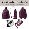 image:imageBaggallini Essential Mini Backpack Purse for Women  Builtin RFID Card Holder  Convertible Sling Bag with Adjustable Shoulder StrapMulberry