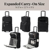 image:imageBaggallini Expandable Underseat CarryOnBLACK