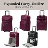 image:imageBaggallini Expandable Underseat CarryOnMULBERRY