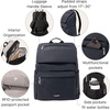 image:imageBaggallini Flap Laptop Backpack  15x11 Lightweight Work Travel Bag wLuggage Sleeve amp RFIDFrench Navy