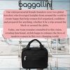 image:imageBaggallini Hanging Travel Toiletry KitBlack