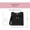 image:imageBaggallini Horizon Crossbody Bags for Women 10x105 Lightweight WaterResistant Nylon RFID Purse Handbag wWristlet IncludedAbstract Cheetah