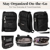 image:imageBaggallini Journey Crossbody Bags for Women 9x6 Small Lightweight Travel Handbag WRFIDBlack Quilt