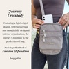 image:imageBaggallini Journey Crossbody Bags for Women 9x6 Small Lightweight Travel Handbag WRFIDDusty Mauve