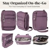 image:imageBaggallini Journey Crossbody Bags for Women 9x6 Small Lightweight Travel Handbag WRFIDMisty Purple