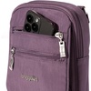 image:imageBaggallini Journey Crossbody Bags for Women 9x6 Small Lightweight Travel Handbag WRFIDMisty Purple