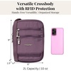 image:imageBaggallini Journey Crossbody Bags for Women 9x6 Small Lightweight Travel Handbag WRFIDMisty Purple