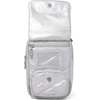 image:imageBaggallini Journey Crossbody Bags for Women 9x6 Small Lightweight Travel Handbag WRFIDSilver Metallic Quilt