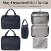 image:imageBaggallini Large Hanging Travel Toiletry KitFrench Navy