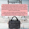 image:imageBaggallini Large Hanging Travel Toiletry KitMidnight Blossom Print