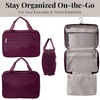 image:imageBaggallini Large Hanging Travel Toiletry KitMulberry