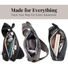 image:imageBaggallini Medium Sling Backpack  9x11 Lightweight Sling Bag with Convertible Adjustable Shoulder StrapBlack