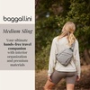 image:imageBaggallini Medium Sling Backpack  9x11 Lightweight Sling Bag with Convertible Adjustable Shoulder StrapMisty Purple