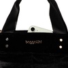 image:imageBaggallini Mini Carryall ToteBlack Velvet With Gold Hardware