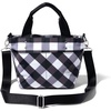image:imageBaggallini Mini Carryall ToteBlack White Gingham